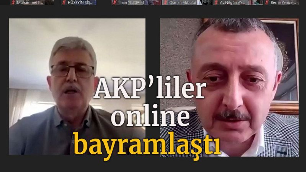 AKP’liler online bayramlaştı